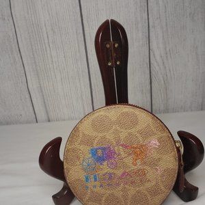 New Coach  Signature Rexy & Carriage coin purse